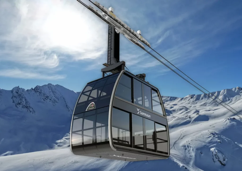samnaun cable car