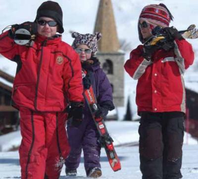 Vacances au ski en famille