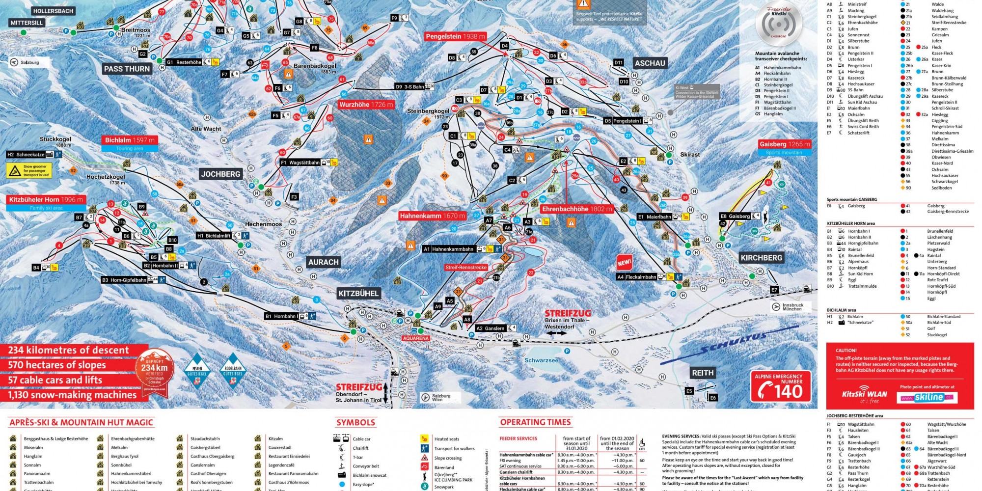 Kitzbuhel Resort And Piste Maps